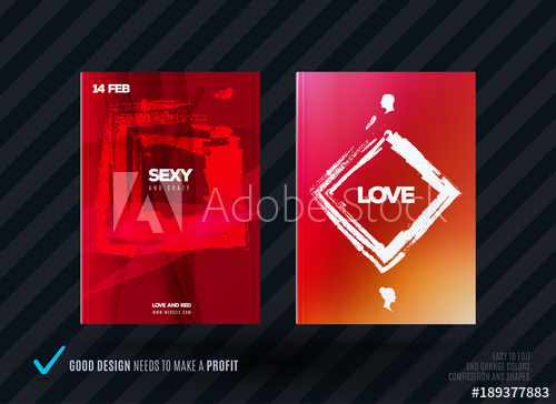 500x364 Set Of Abstract Design Of Business Vector Brochure, Template Cover