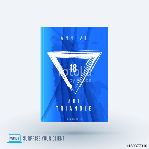 500x500 Abstract Design Of Business Vector Brochure, Template Cover