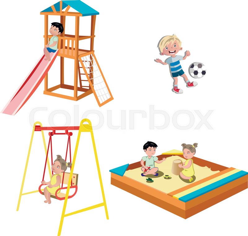 800x760 Happy Kids Playing