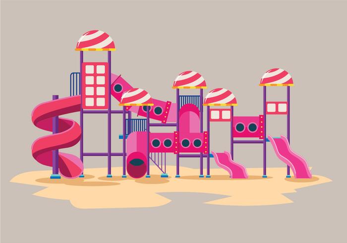 700x490 Modern Children Playground Vector