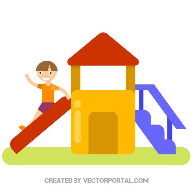 660x660 Playground Vector Image