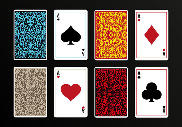 632x443 Playing Cards Back Vectors Free Vector Download 393209 Cannypic