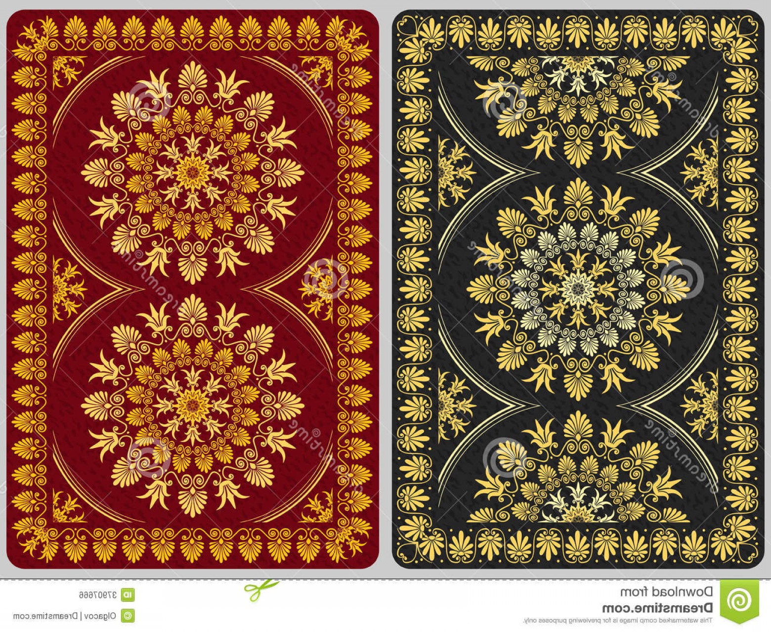 1560x1278 Royalty Free Stock Image Vector Design Playing Cards Floral