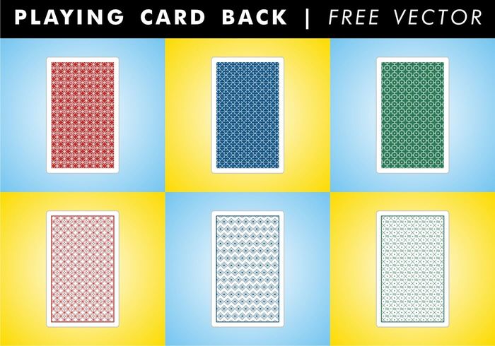 700x490 Playing Card Back Free Vector 265273