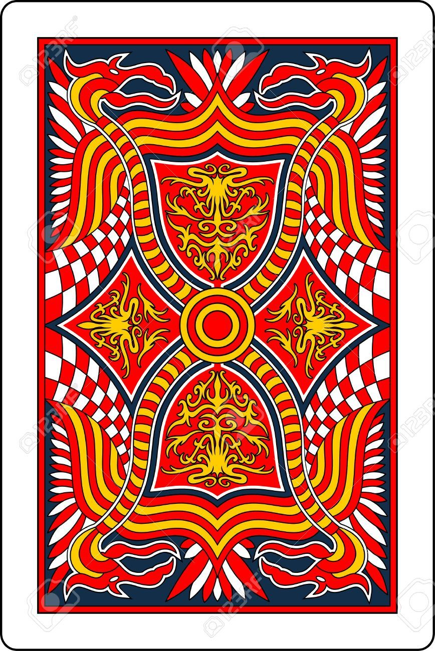 868x1300 Playing Card Back Side 60x90 Mm Playing Cards