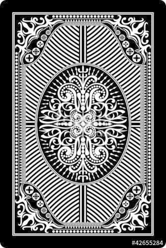 Playing Card Back Vector at GetDrawings | Free download