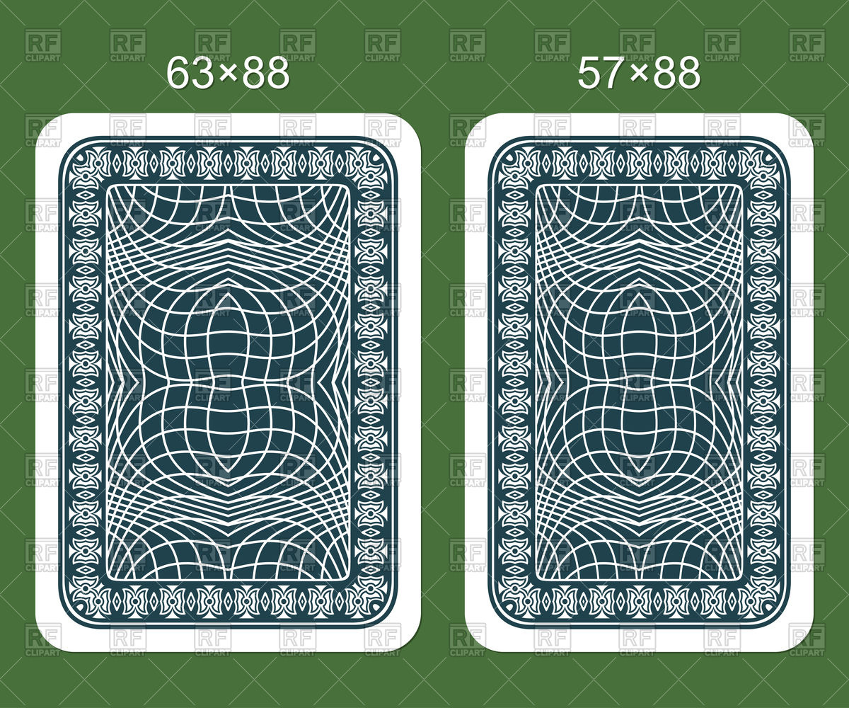 1200x1000 Back Designs Of Playing Card Vector Image Vector Artwork Of