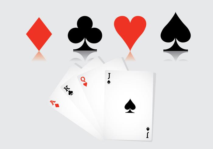 700x490 Playing Card Suits Free Vector Art