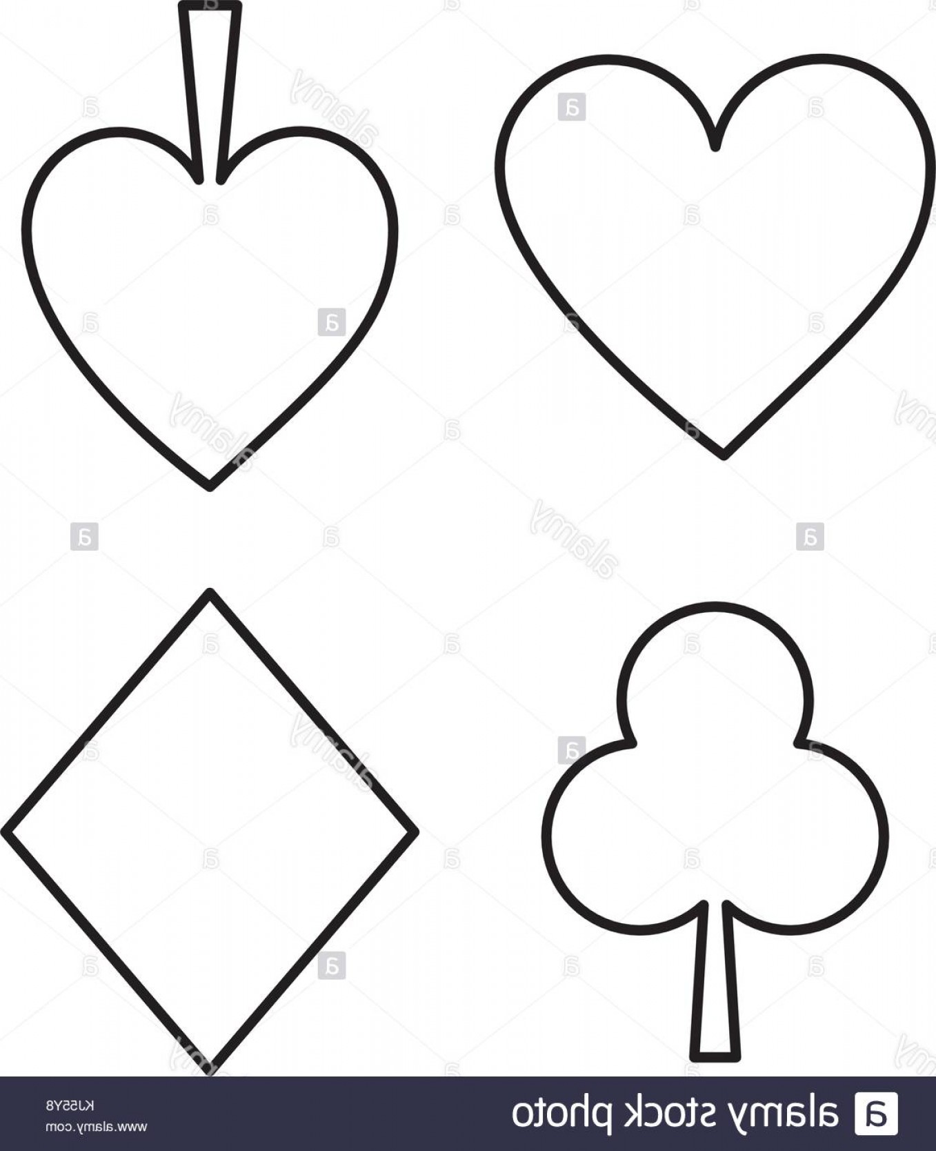 1357x1668 Stock Photo Playing Card Spade Heart Club Diamond Suit Sohadacouri
