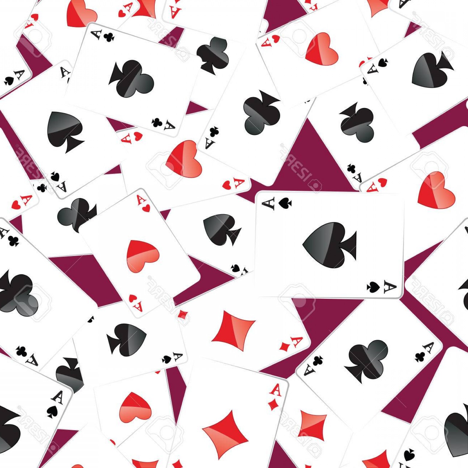 1560x1560 Pink Playing Cards Vector Shopatcloth