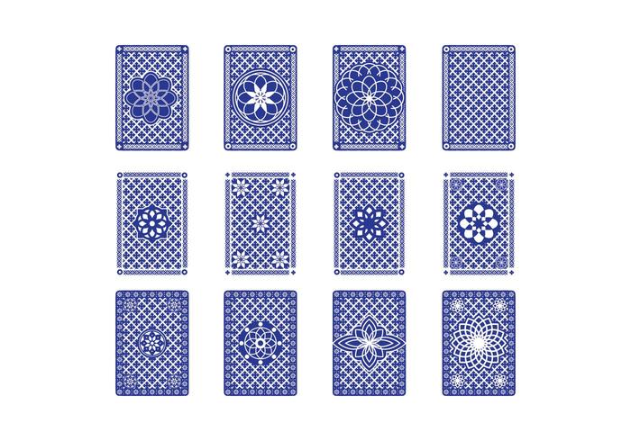700x490 Playing Card Back Free Vector Art