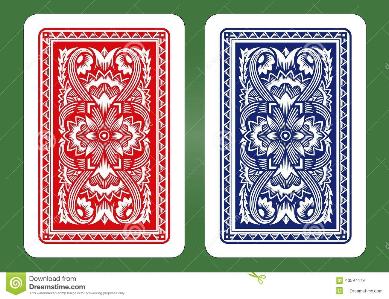 1300x1000 Playing Card Designs Stock Vector Playing Card Back Designs
