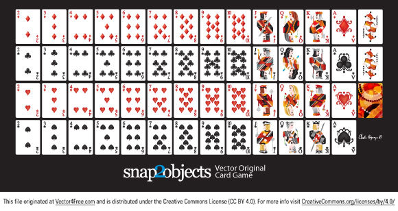580x308 Free Vector Playing Cards Deck