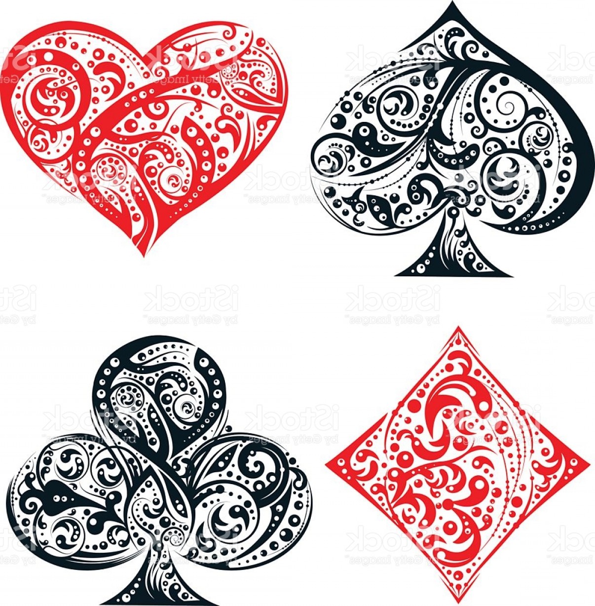 1206x1228 Set Of Four Vector Playing Card Suit Symbols Gm Sohadacouri