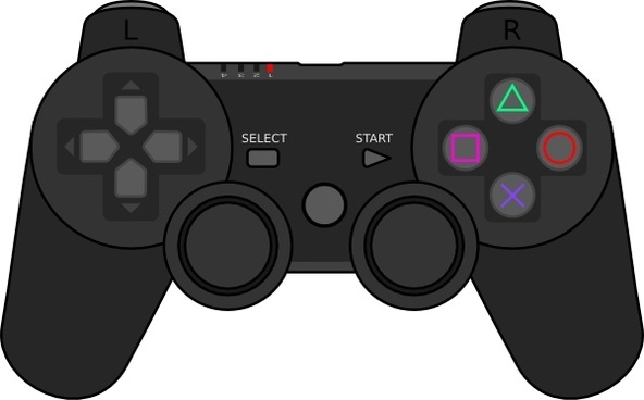 592x368 Ps3 Gamepad Free Vector Download (16 Free Vector) For Commercial