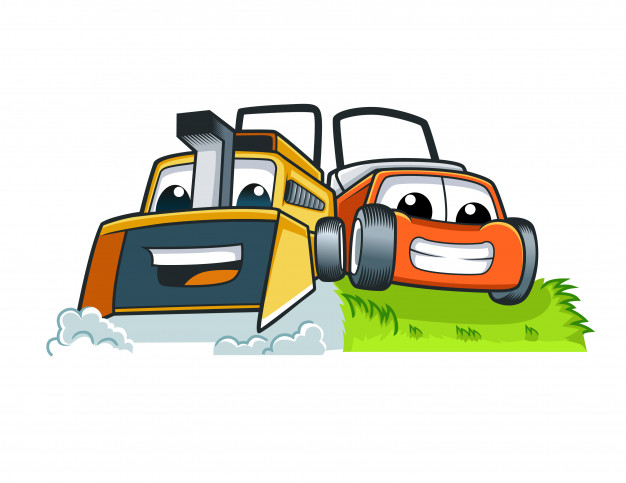 626x483 Plow Garden Mascot Logo Vector Vector Premium Download