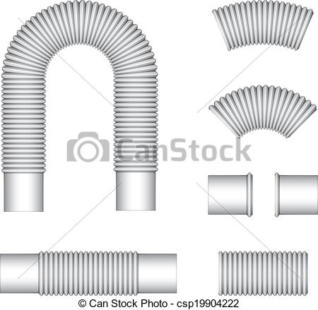 450x439 Vector Plumbing Corrugated Flexible Tubes.