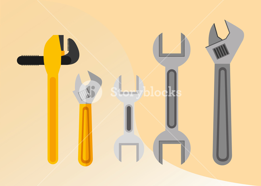 1000x713 Construction Plumber Tools Equipment Pipe Wrench Spanner