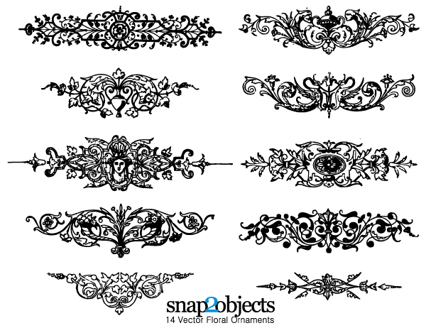 600x462 Free Vector Ornaments Corel Draw 123freevectors
