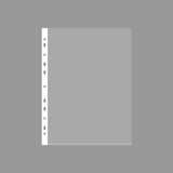 160x160 Empty Plastic Bag. Punched Pocket. Business File. Sheet Protector