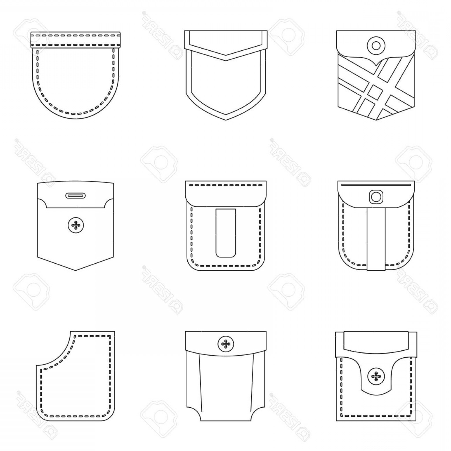1560x1560 Pocket Outline Vector Lazttweet