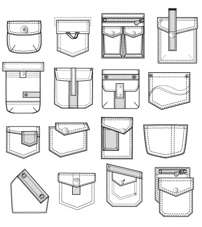 Pocket Vector at GetDrawings | Free download