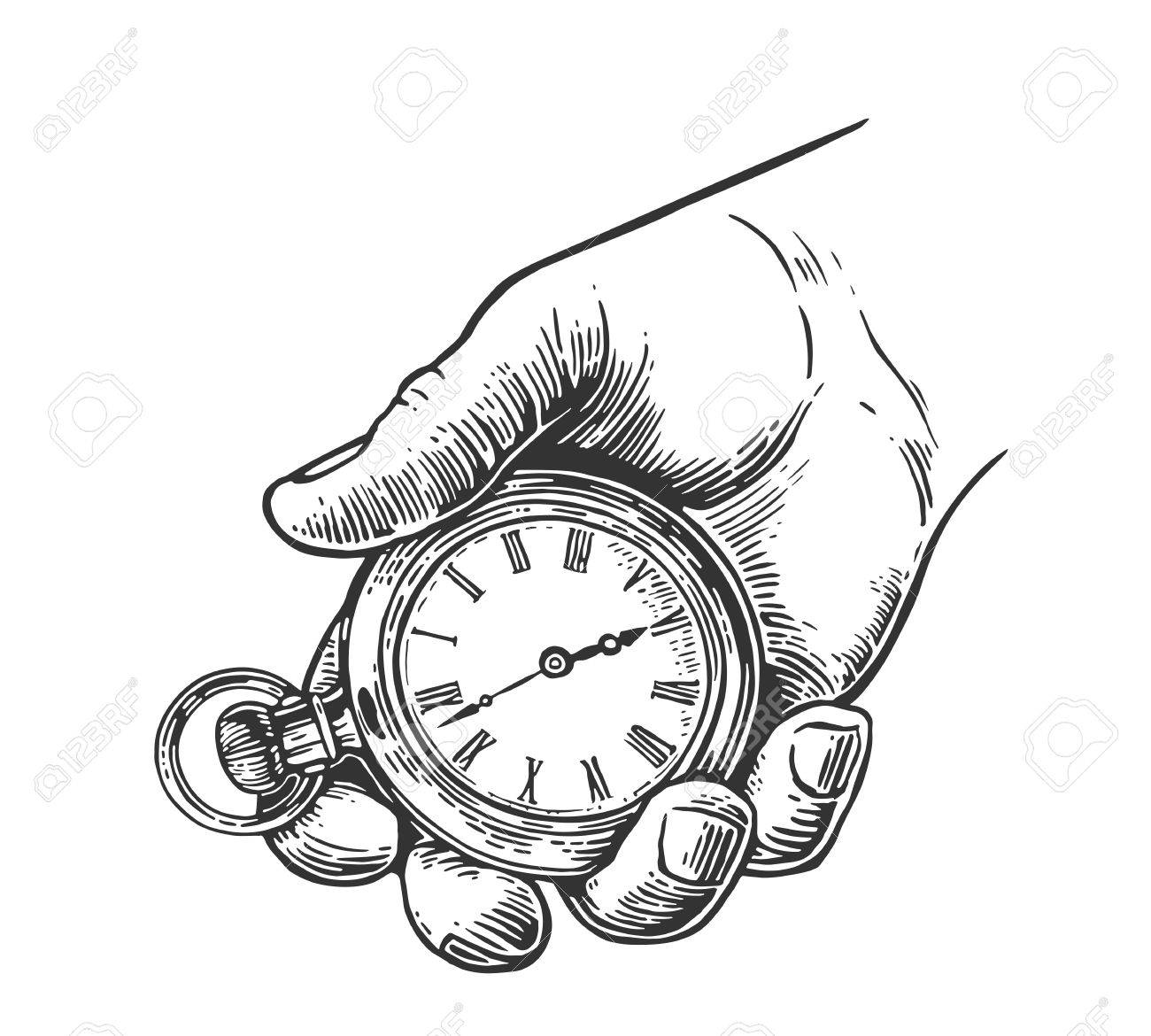 Pocket Watch Vector