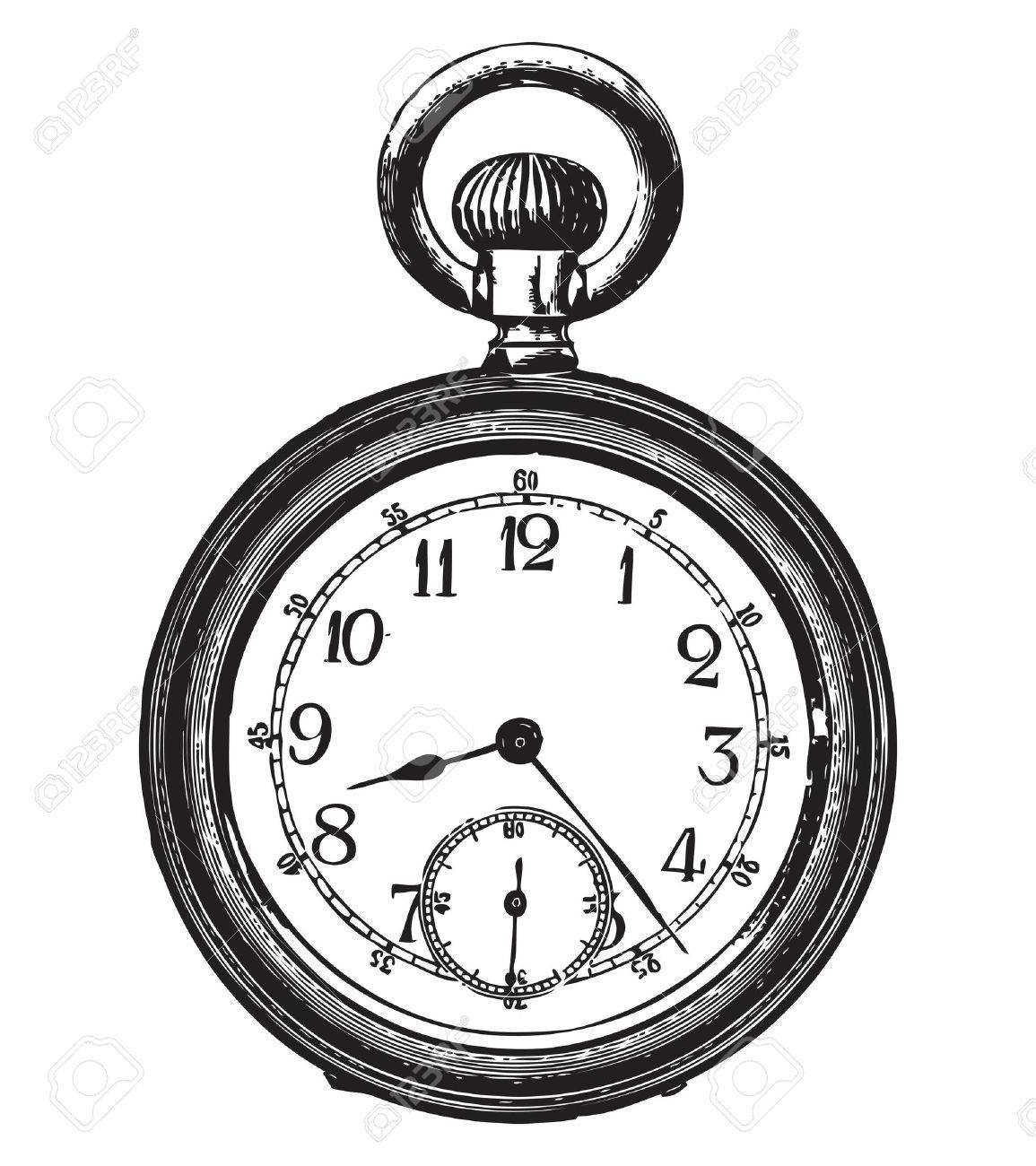 1155x1300 Collection Of Old Pocket Watch Clipart High Quality, Free