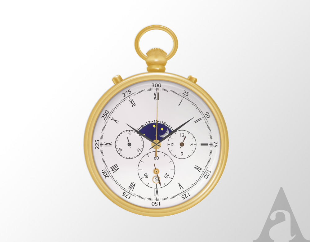 1000x780 Pocket Watch Vector On Behance
