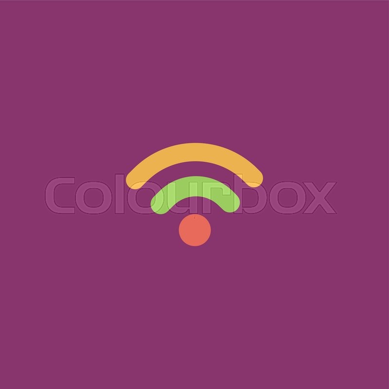 800x800 Simple Podcast. Colorful Vector Icon. Simple Retro Color Modern