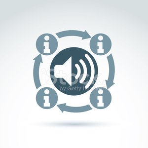 300x300 Information Collecting And Exchange Theme Icon, Vector Podcast