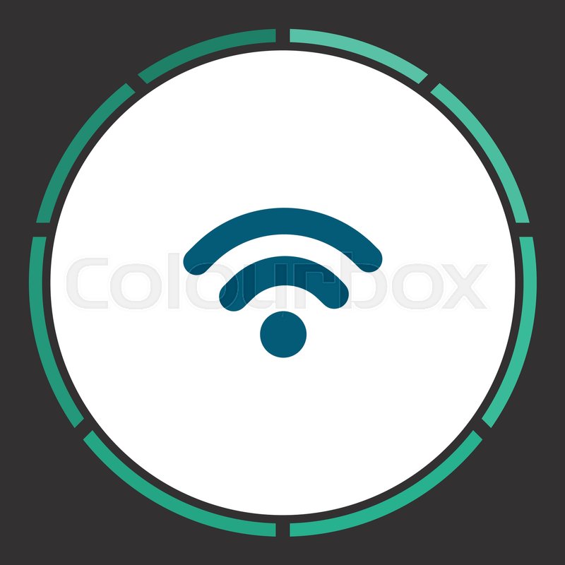 800x800 Podcast Icon Vector. Flat Simple Blue Pictogram In A Circle