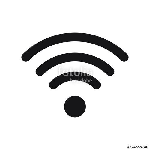 500x500 Wireless And Wifi Icon Or Sign For Remote Internet Access, Podcast