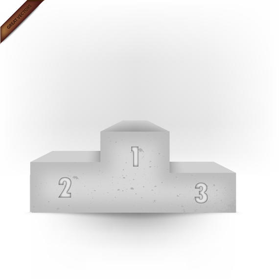 570x570 3d Vector Stone Podium