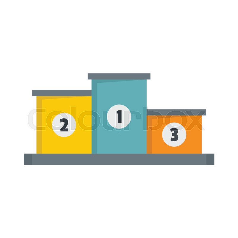 800x800 Winners Podium Vector Illustration For Design And Web Isolated On