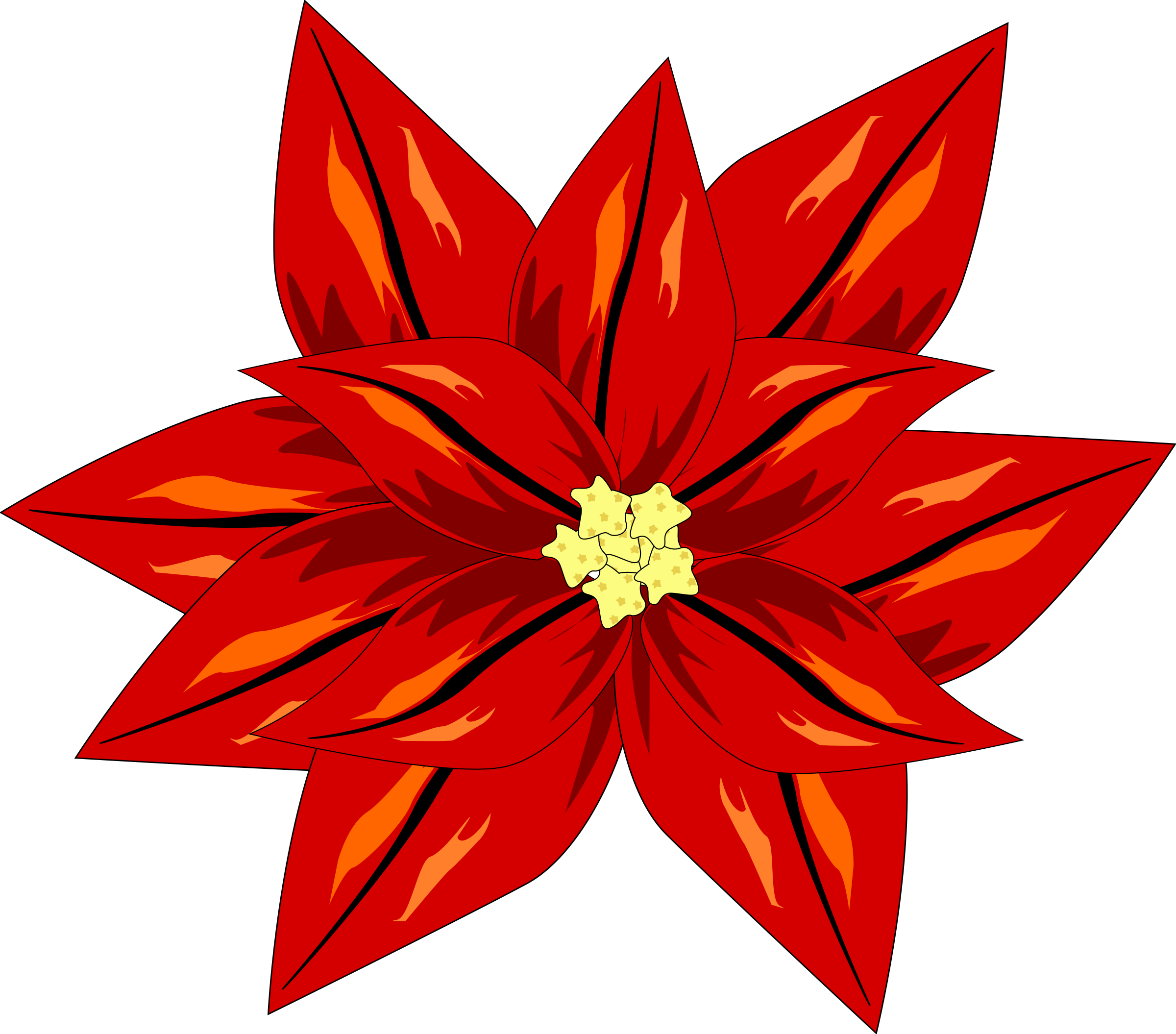 2400x2110 19 Poinsettia Vector Small Huge Freebie! Download For Powerpoint