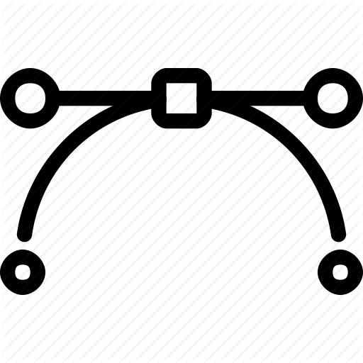 512x512 Anchor, Curve, Design, Flat, Path, Points, Radius, Vectors Icon