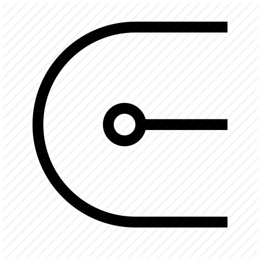 512x512 Border, Design, End, Point, Rounded, Vector Icon