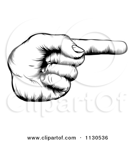 450x470 Victorian Clipart Pointer Finger