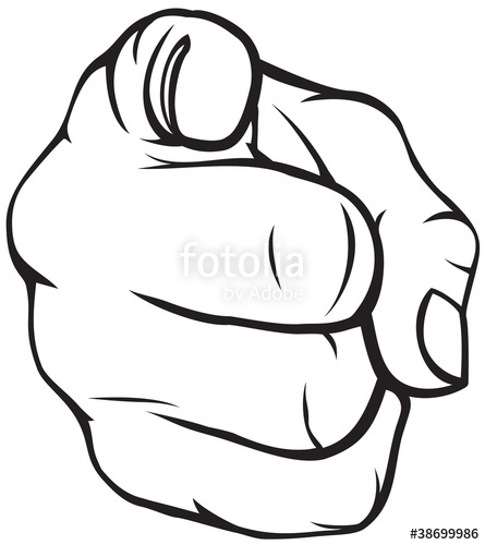445x500 Finger Pointing Stock Image And Royalty Free Vector Files On