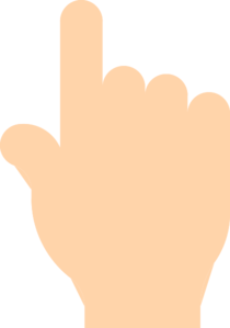 210x299 Pointing Finger Clip Art