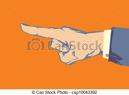 450x332 Pointing Finger Vector. Sketched Hand And Finger Pointing... Eps