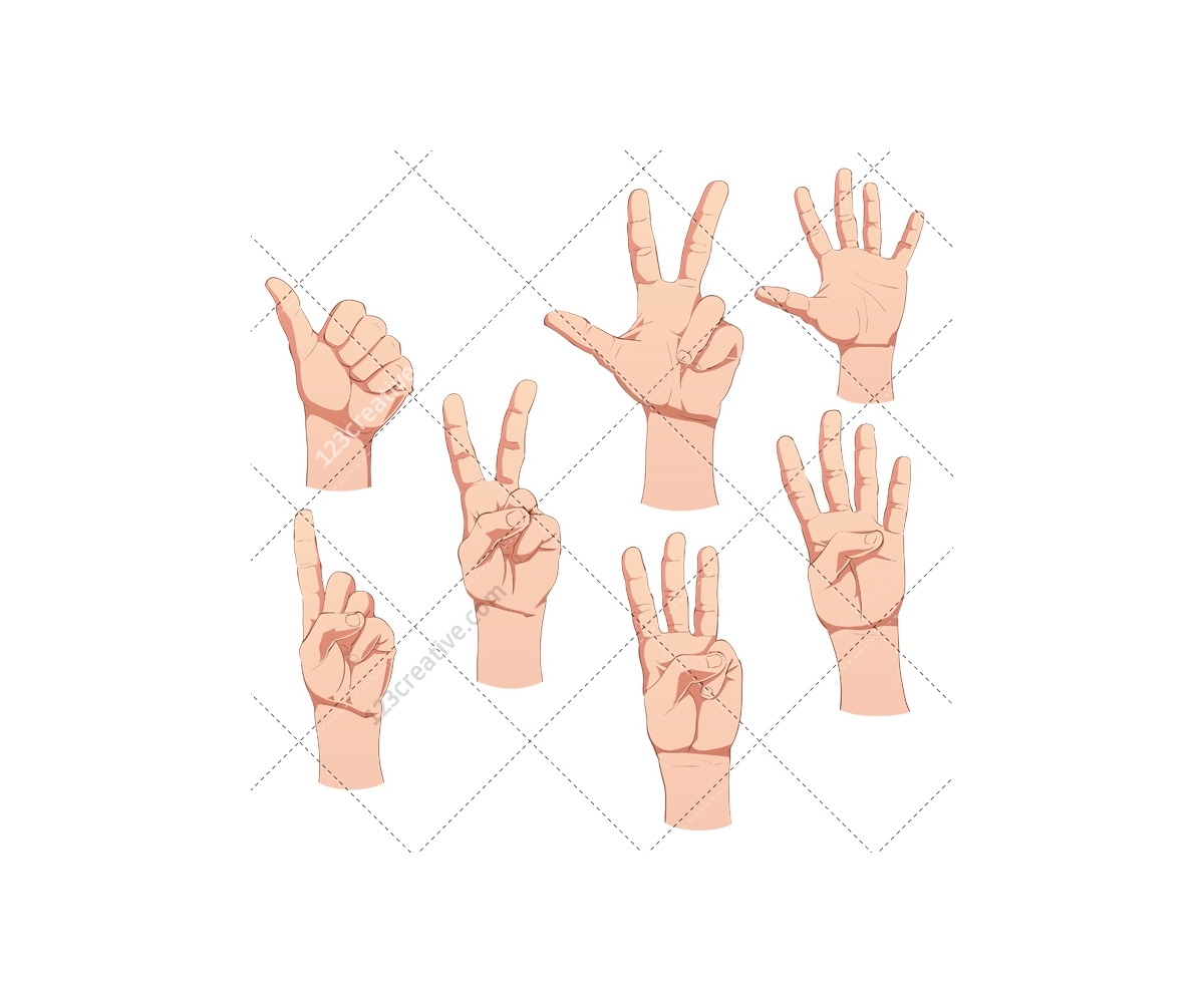 1200x1000 Hand Vector Pack