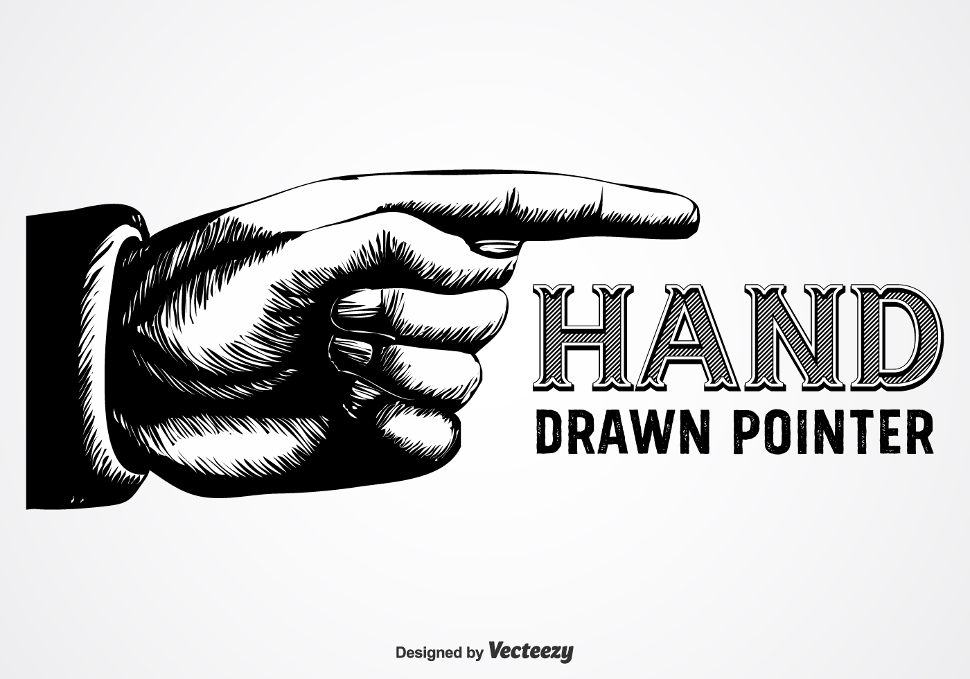 1400x980 Finger Point Free Vector Art