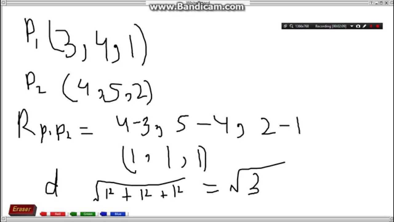 1280x720 How To Find The Position Vector Of Two Poins How To Find The