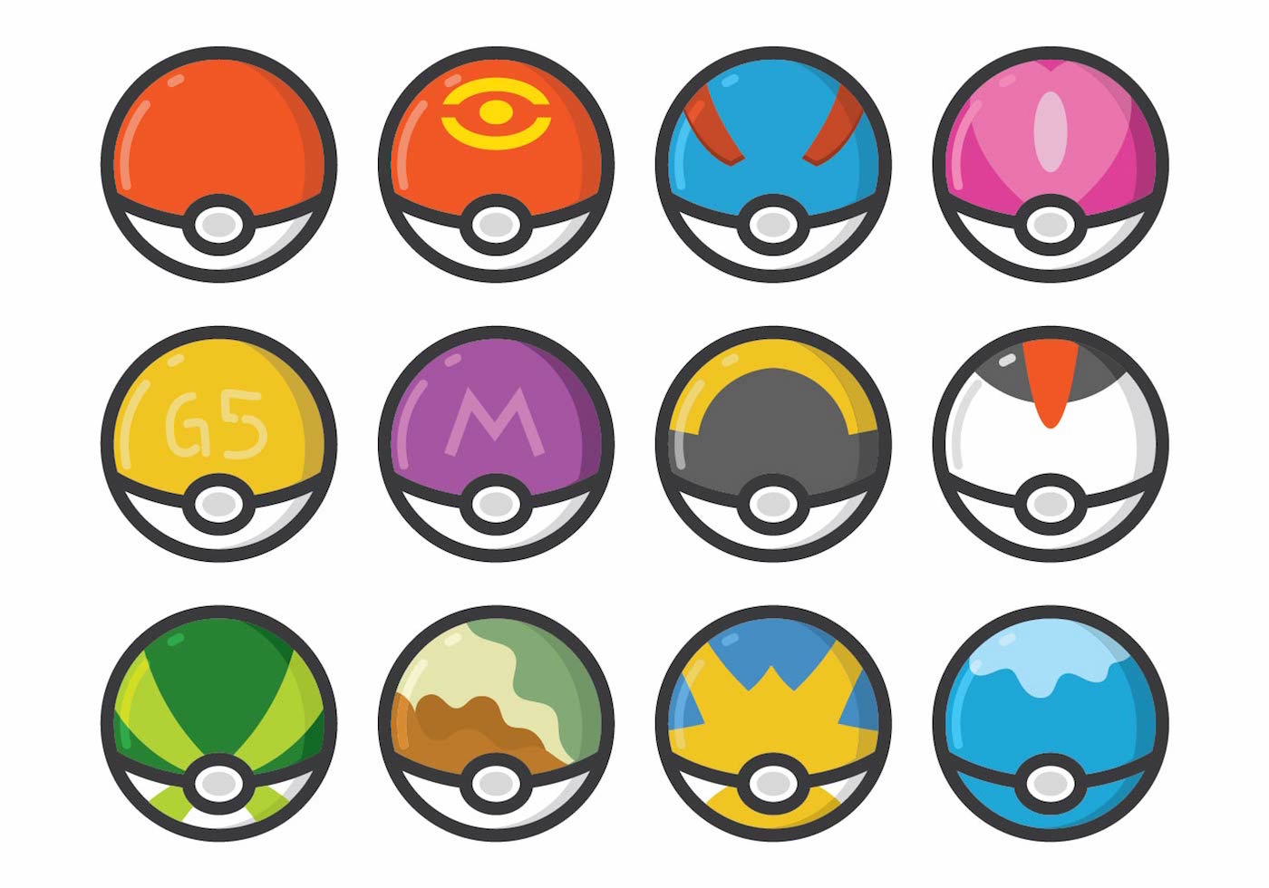 Pokeball Vector at GetDrawings | Free download