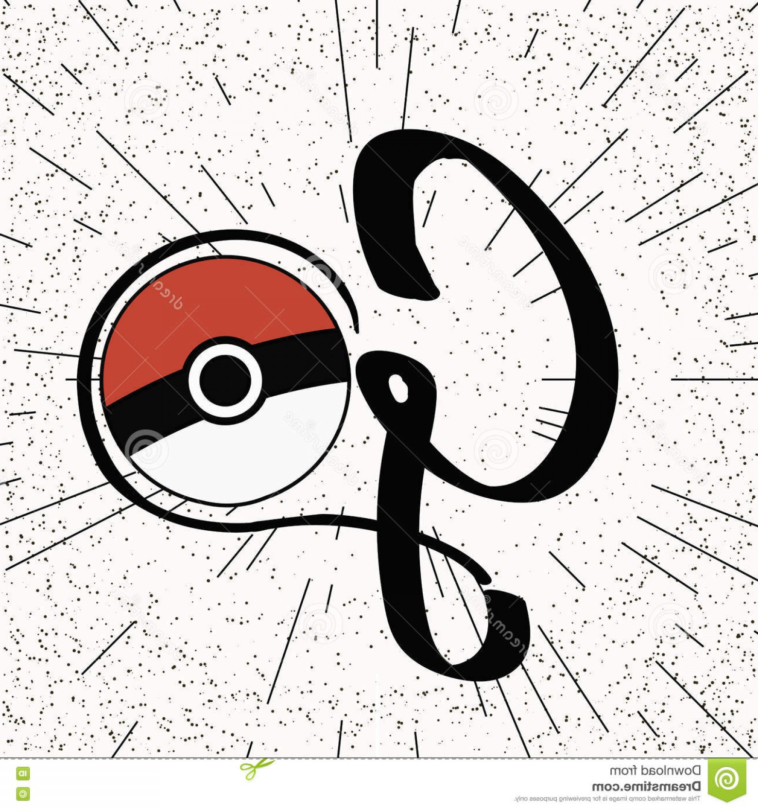 1560x1668 Editorial Photography Vector Pokeball Pokemon Ball Handwritten