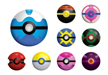 352x247 Pokemon Ball Vector Free Vector Download 380313 Cannypic