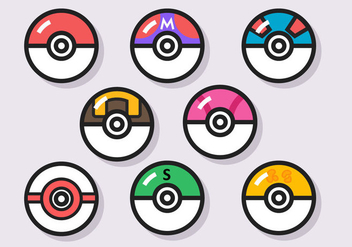 352x247 Pokemon Poke Ball Set Free Vector Download 380245 Cannypic