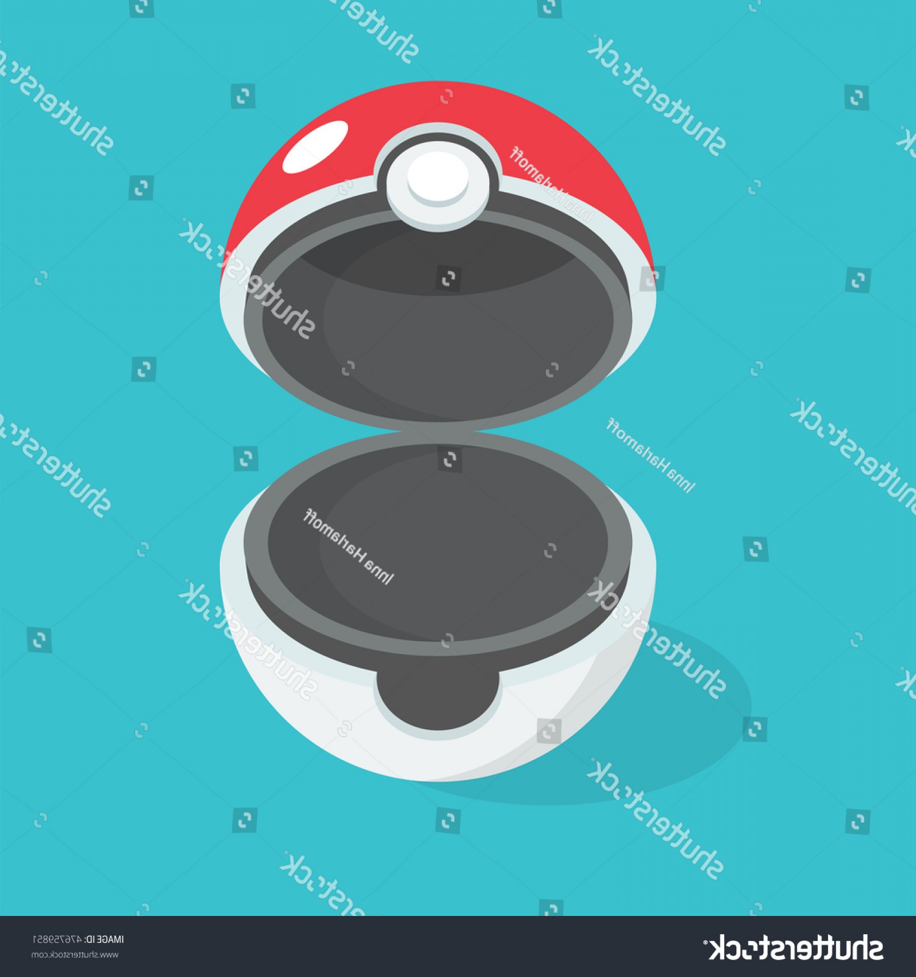 1800x1920 September Opened Pokeball Isometric Lazttweet